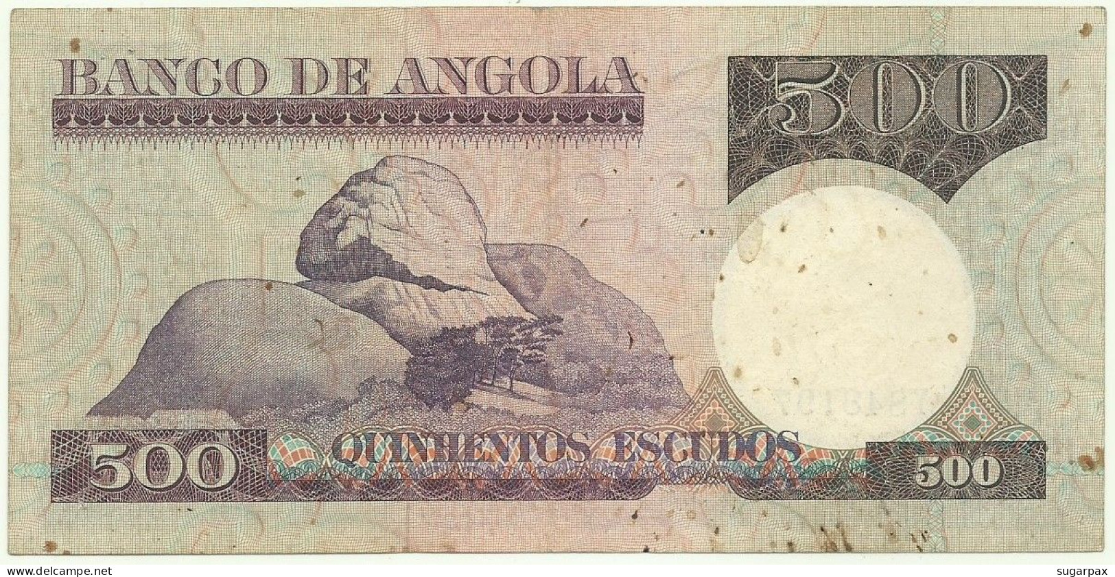 Angola - 500 Escudos - 10.6.1973 - Pick: 107 - Serie YS - Luiz De Camões - PORTUGAL - Angola