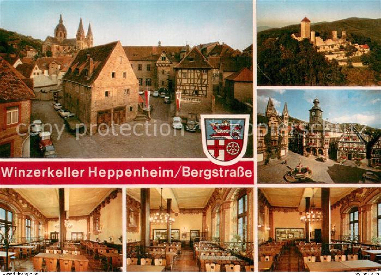 73766935 Heppenheim Bergstrasse Ortspartie Burg Gastraeume Marktplatz Heppenheim - Heppenheim