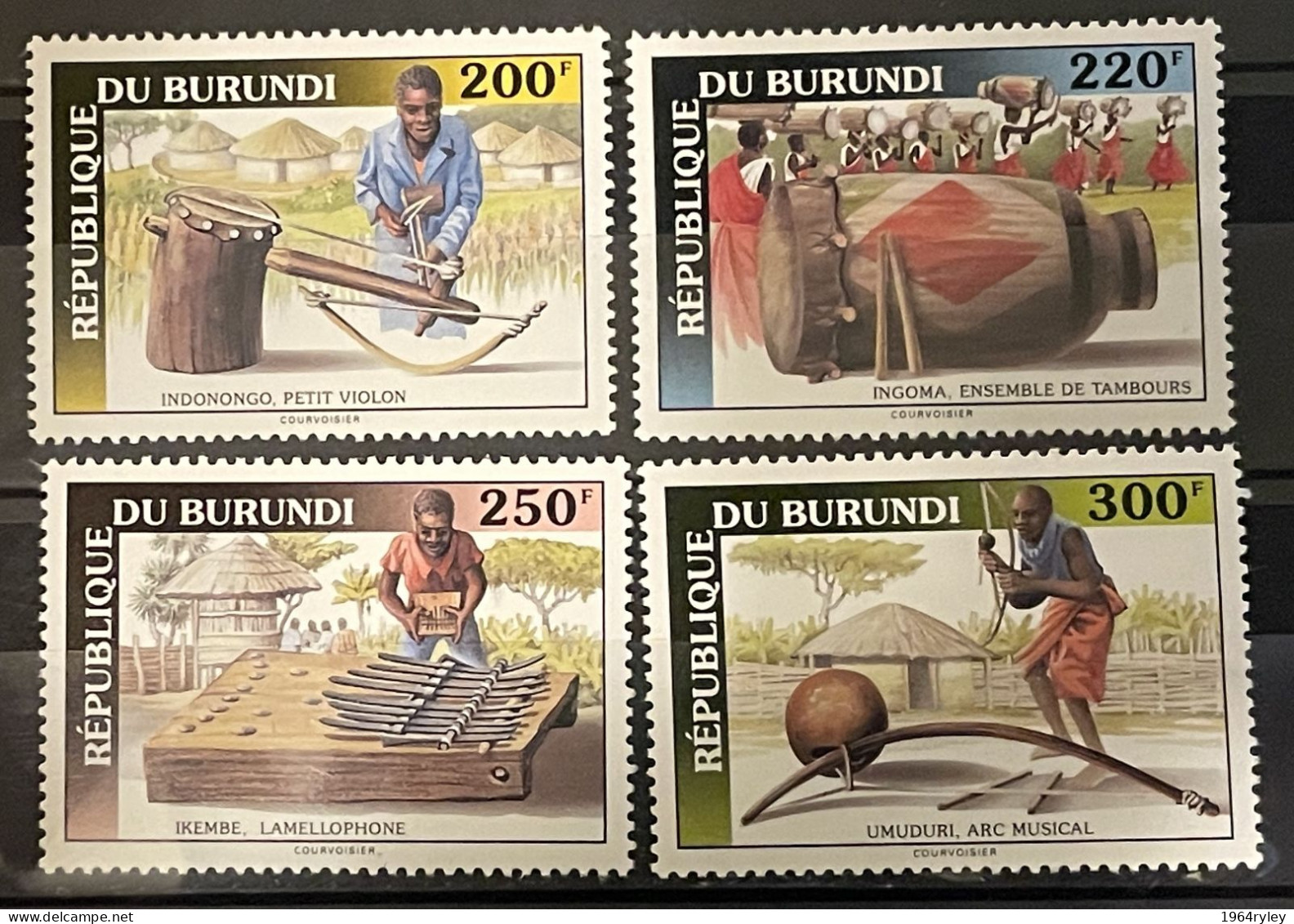 BURUNDI - MNH** - 1993 - # 1022/1025 - Nuevos