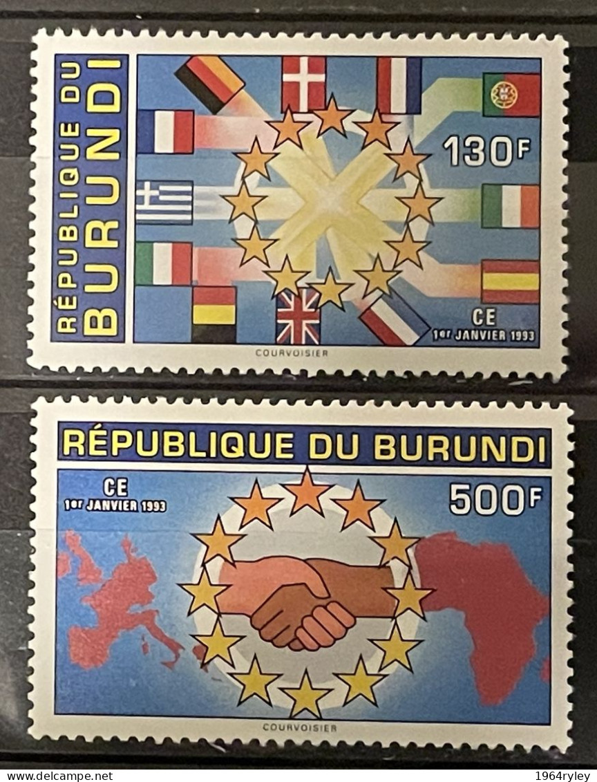 BURUNDI - MNH** - 1993 - # 989/990 - Ongebruikt