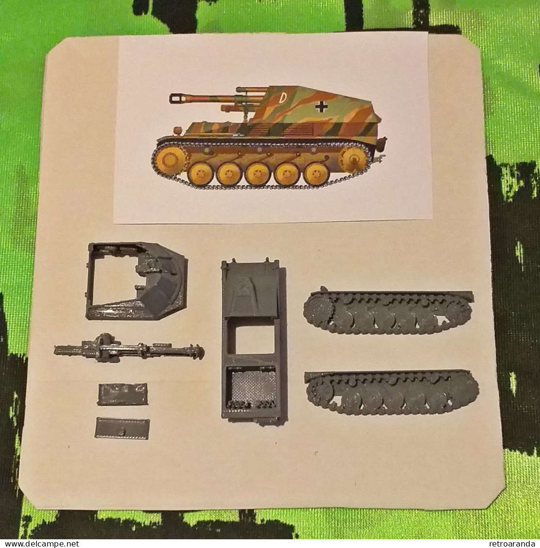 Kit Maqueta Para Montar Y Pintar . Sd.Kfz. 124 Wespe - 1/72. - Véhicules Militaires