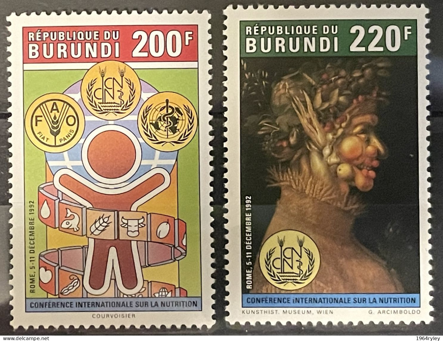 BURUNDI - MNH** - 1992 - # 1004/1005 - Nuevos