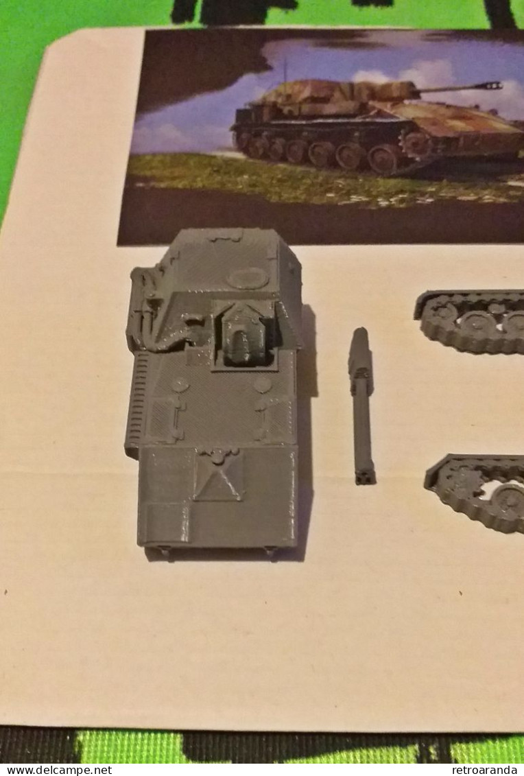 Kit Maqueta Para Montar Y Pintar . Cañón Autopropulsado SU 76 - 1/72. - Militär