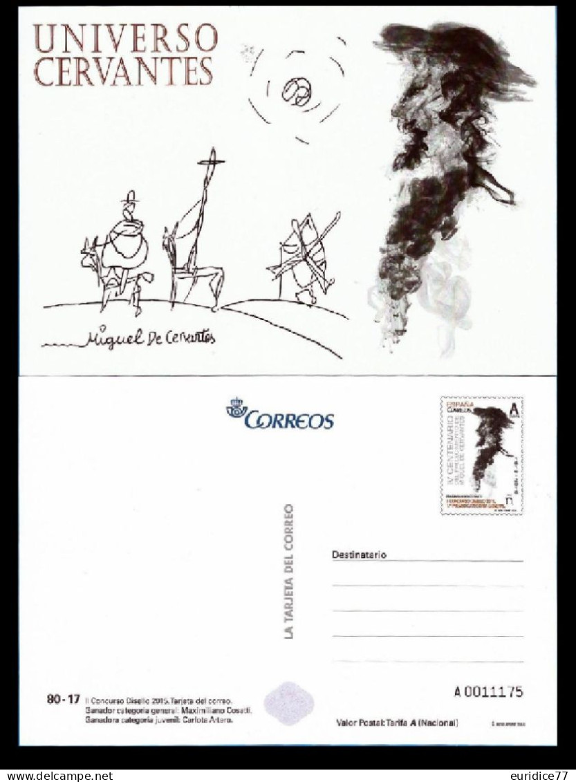 Spain 2016 - Entero Postal Universo Cervantes Mnh** - 1931-....
