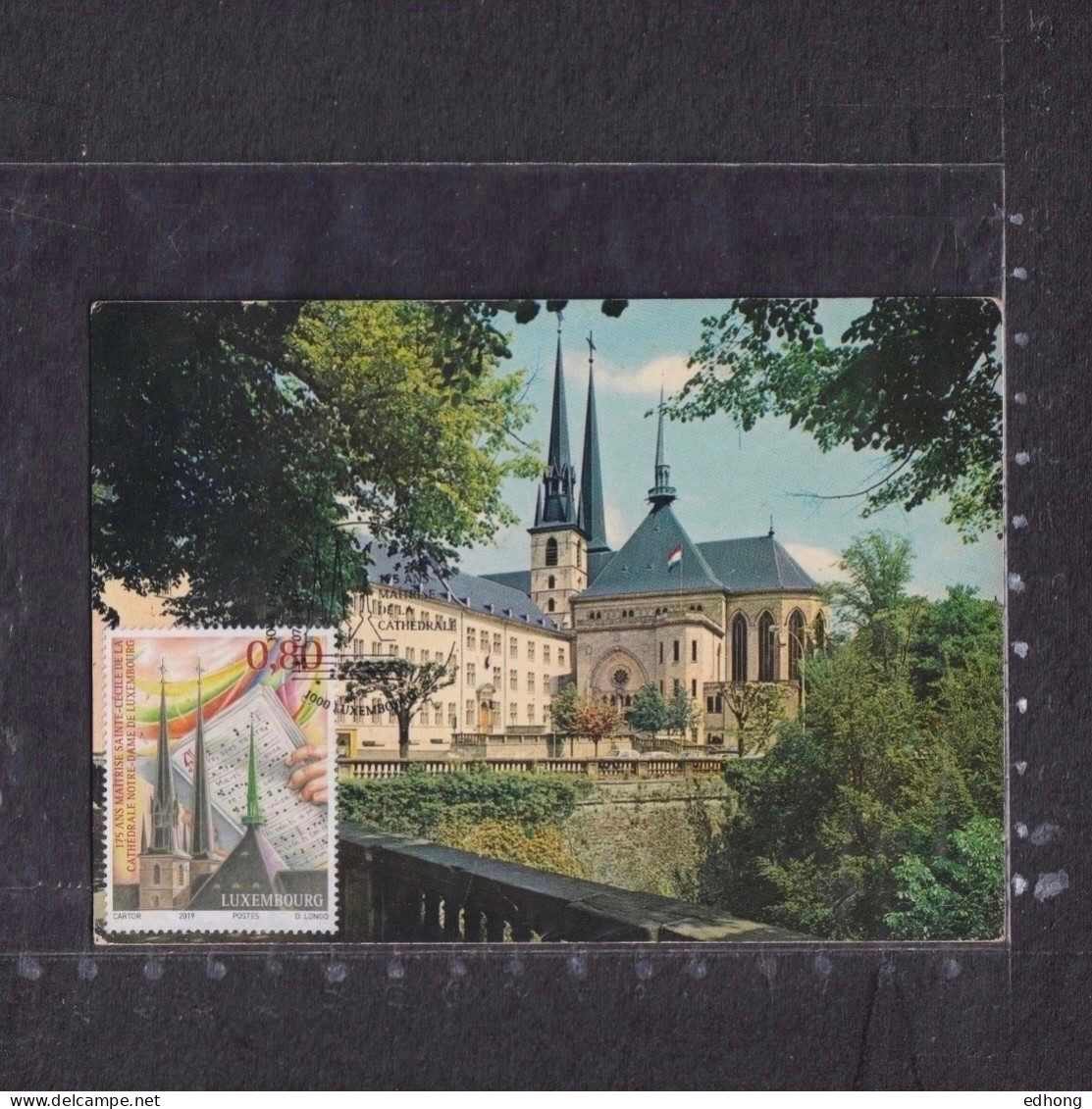 [Carte Maximum / Maximum Card / Maximumkarte] Luxembourg 2019 | The “Maîtrise De La Cathédrale Notre-Dame” - Maximum Cards