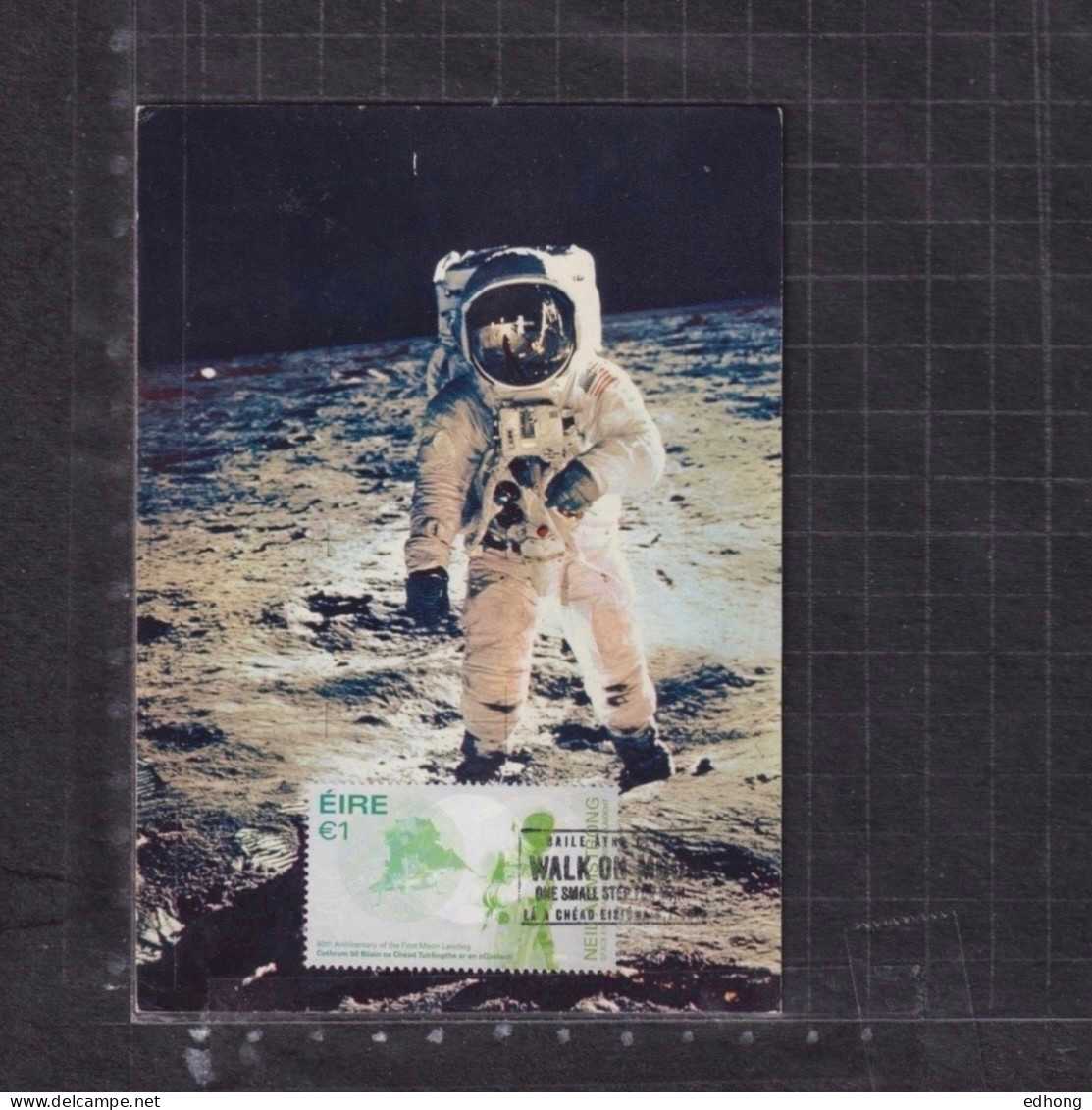 [Carte Maximum / Maximum Card / Maximumkarte] Ireland 2019 | 50th Anniversary Of Moon Landing  - Neil Armstrong - Tarjetas – Máxima