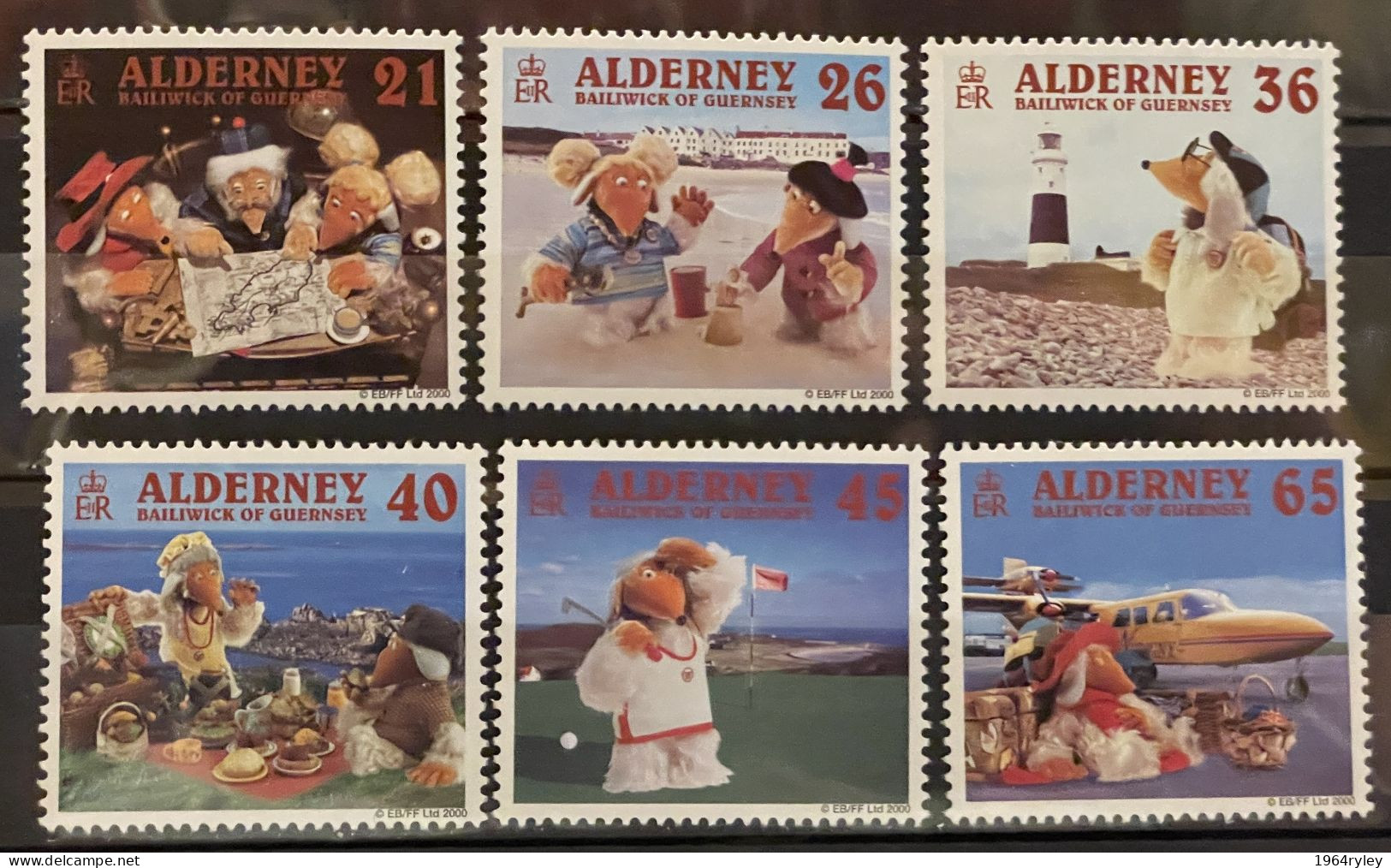 ALDERNEY - MNH** - 2000 - # 151/156 - Alderney