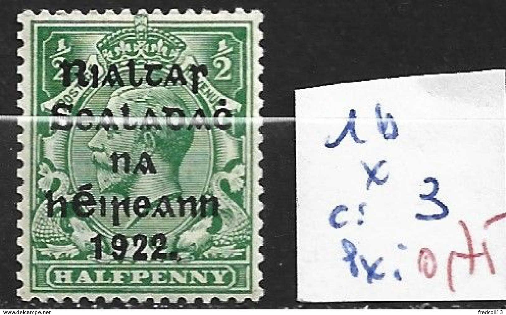IRLANDE 1b * Côte 3 € - Unused Stamps