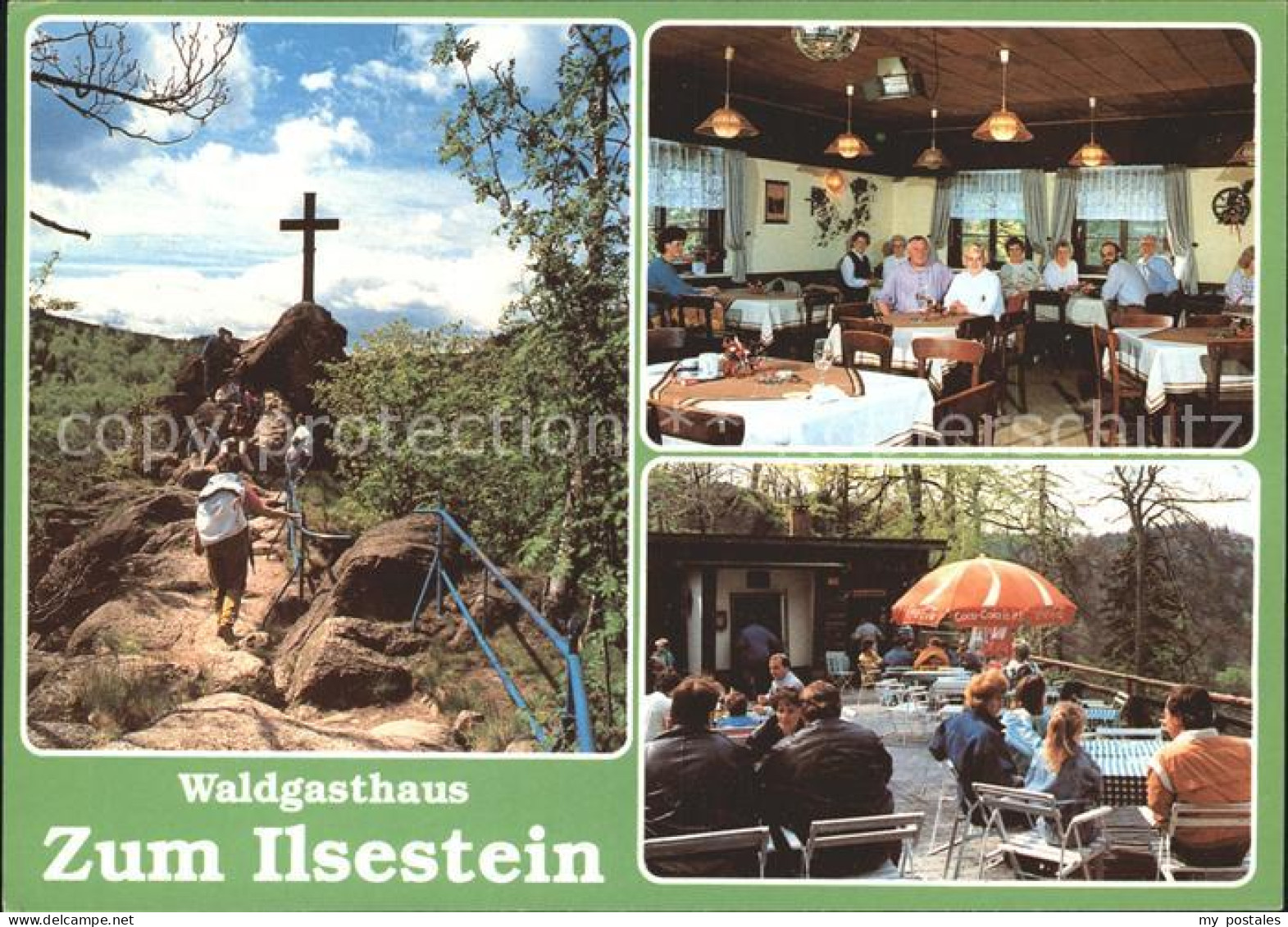 71829348 Ilsenburg Harz Waldgasthaus Zum Ilsestein Gipfelkreuz Terrasse Ilsenbur - Ilsenburg