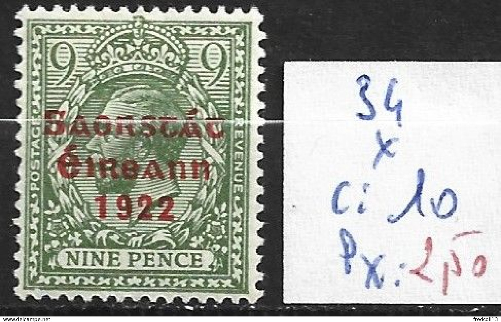 IRLANDE 34 * Côte 10 € - Unused Stamps