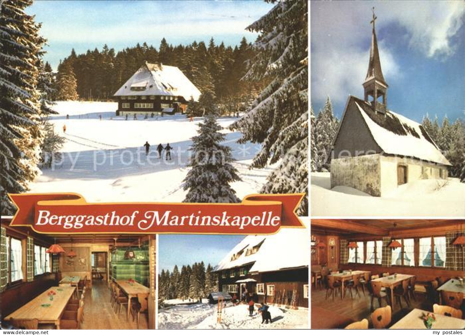 71829148 Furtwangen Berggasthof Martinskapelle Gastraeume Kapelle Furtwangen - Furtwangen