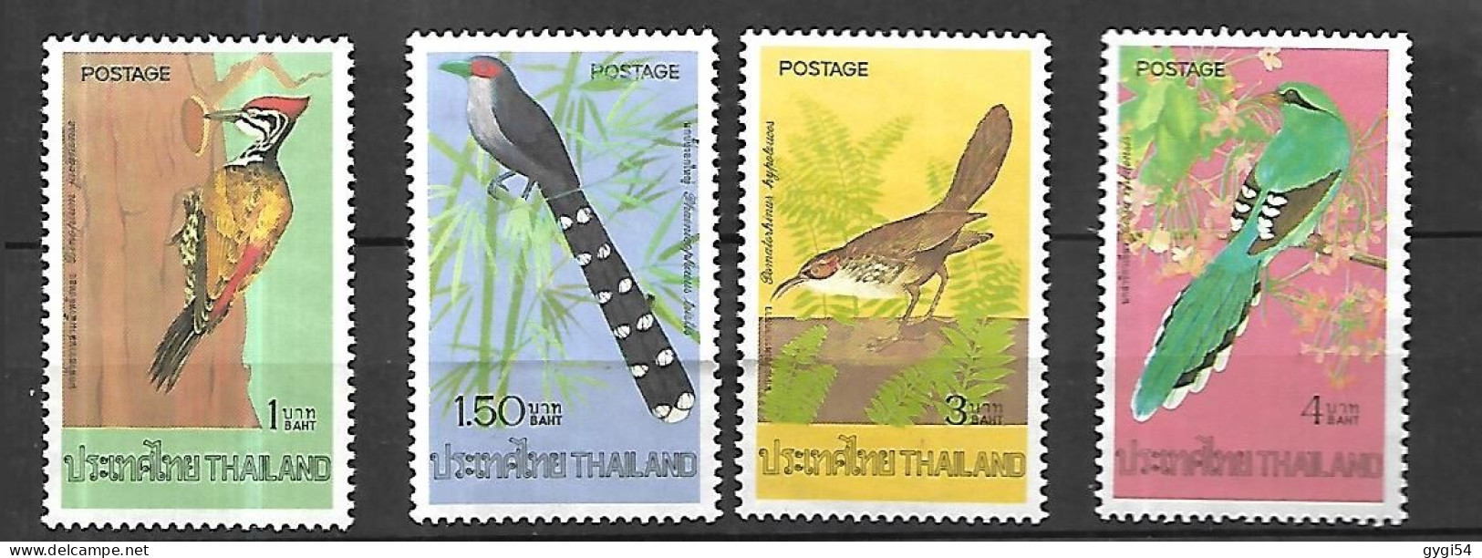 THAILANDE     OISEAUX    Cat Yt  N° 780 à 783   **  MNH - Collections, Lots & Séries