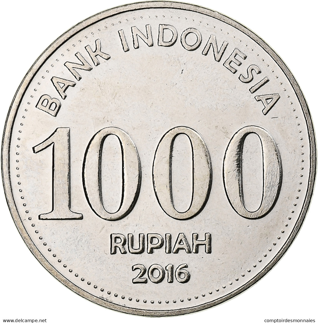 Indonésie, 1000 Rupiah, 2016, Perum Peruri, Nickel Plaqué Acier, SPL - Indonesien