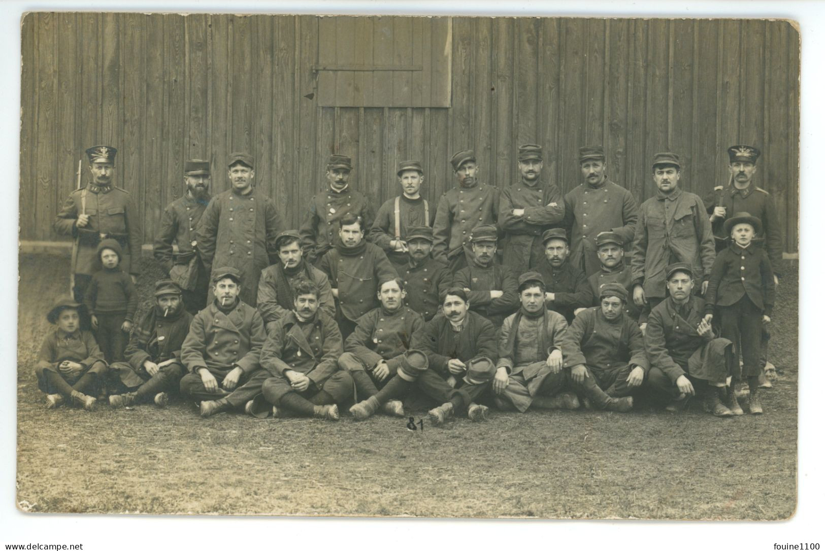 CARTE PHOTO MILITAIRE Souvenir De Captivité Camp De Prisonniers De Guerre ( Schmid Truppenübungsplatz Münsingen ) - Münsingen