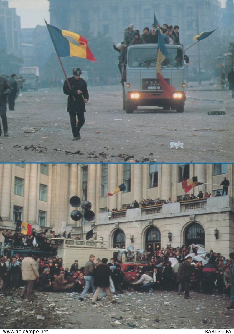ROUMANIE - Lot de CPM : Historiques de la révolution ROUMAINE : Décembre 1989