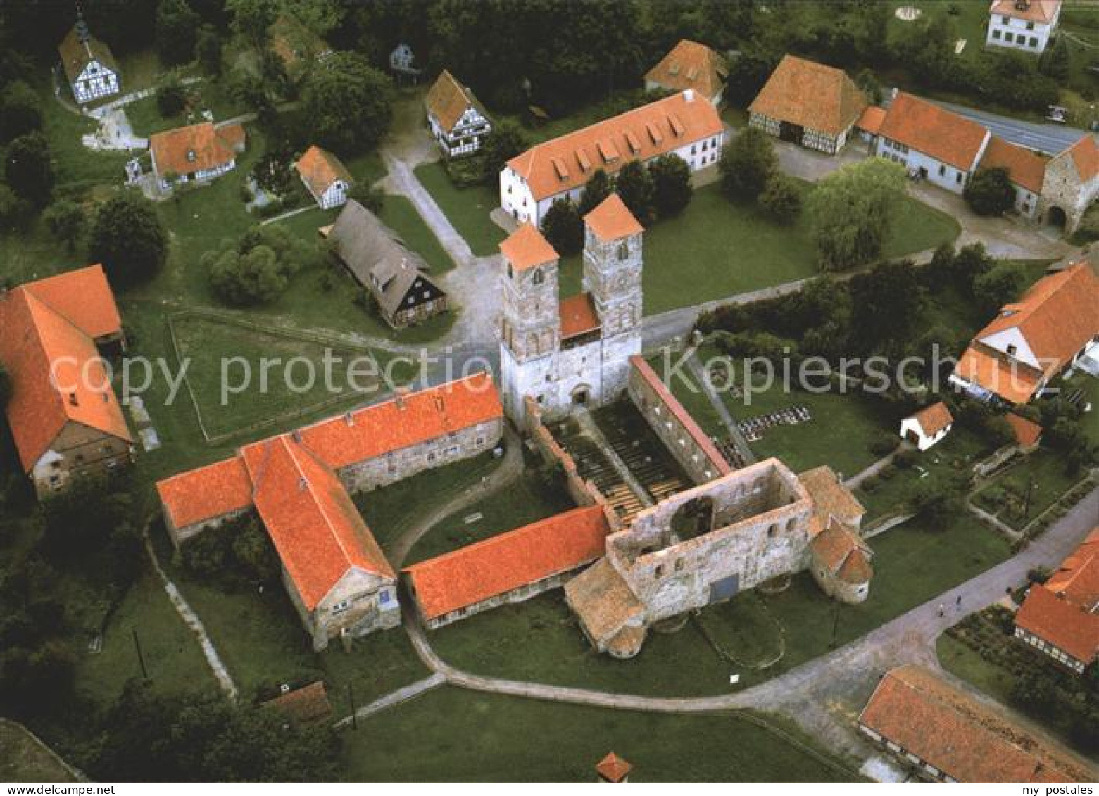 71827728 Hildburghausen Hennebergisches Museum Kloster Vessra Fliegeraufnahme Hi - Hildburghausen