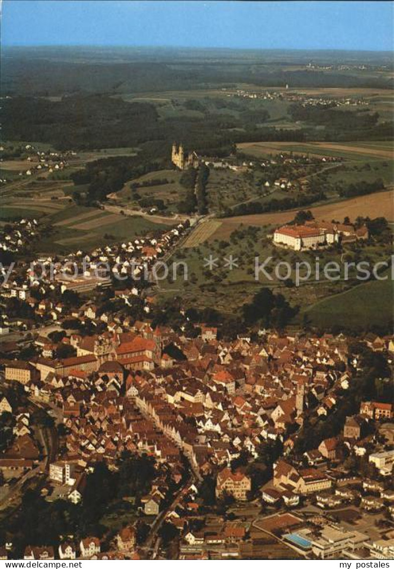 71827607 Ellwangen Jagst Fliegeraufnahme Ellwangen - Ellwangen