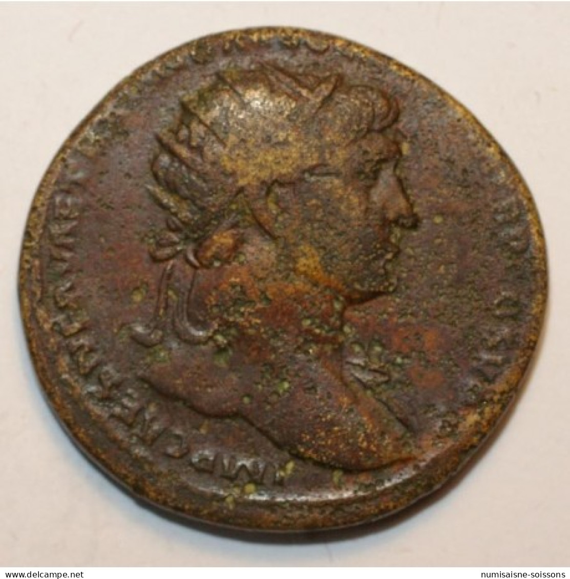 98 - 117 - TRAJAN - AS - CUIVRE - 11.2 GR - TRES BEAU + - The Anthonines (96 AD To 192 AD)