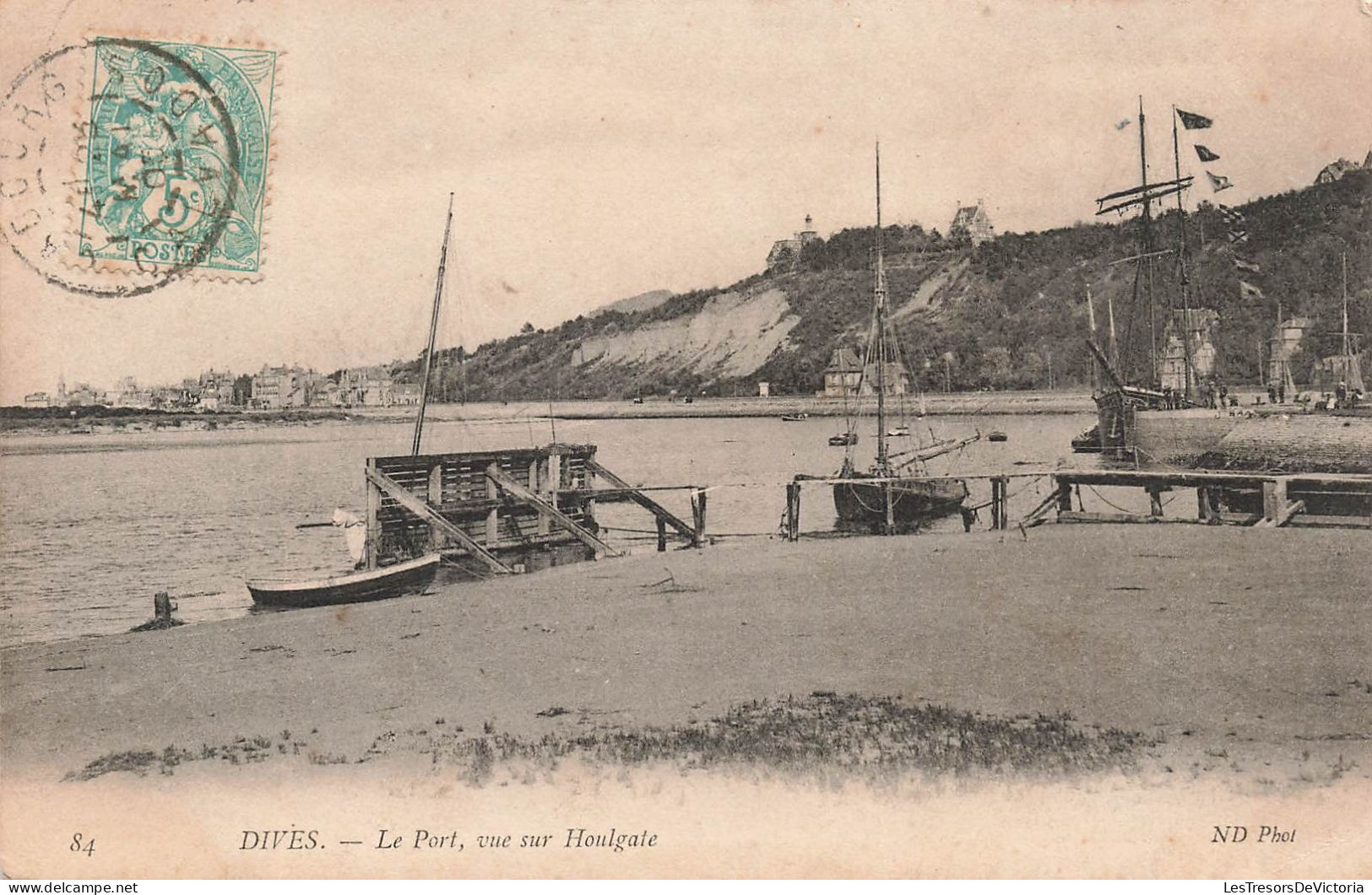 FRANCE - Dives -  Le Port Vue Sur Houlgate - Carte Postale Ancienne - Dives