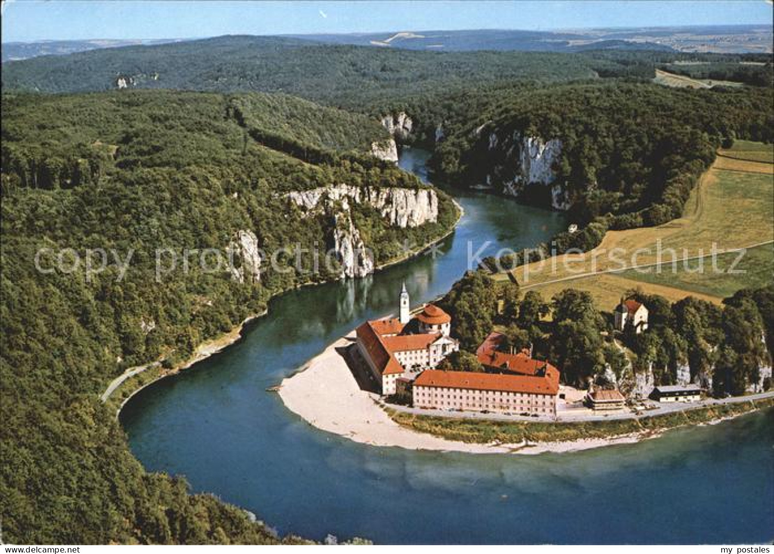 71811166 Eichstaett Oberbayern Fliegeraufnahme Kloster Weltenburg Blumenberg - Eichstaett