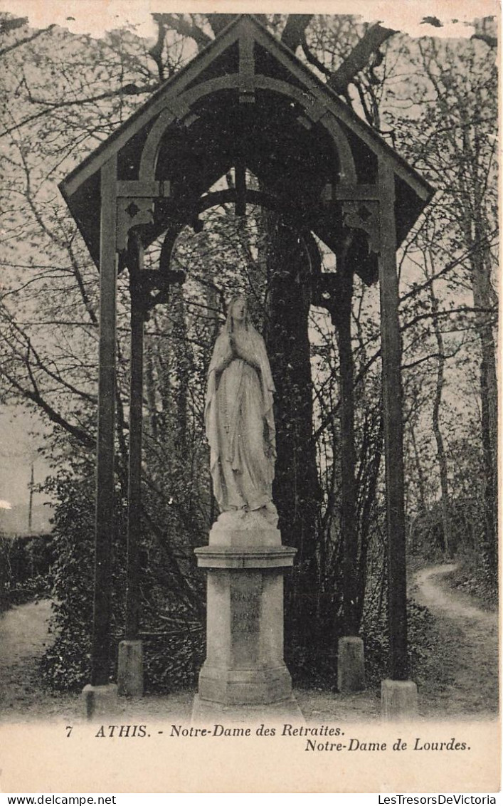 FRANCE - Athis - Notre Dame Des Retraites - Notre Dame De Lourdes - Carte Postale Ancienne - Athis Mons