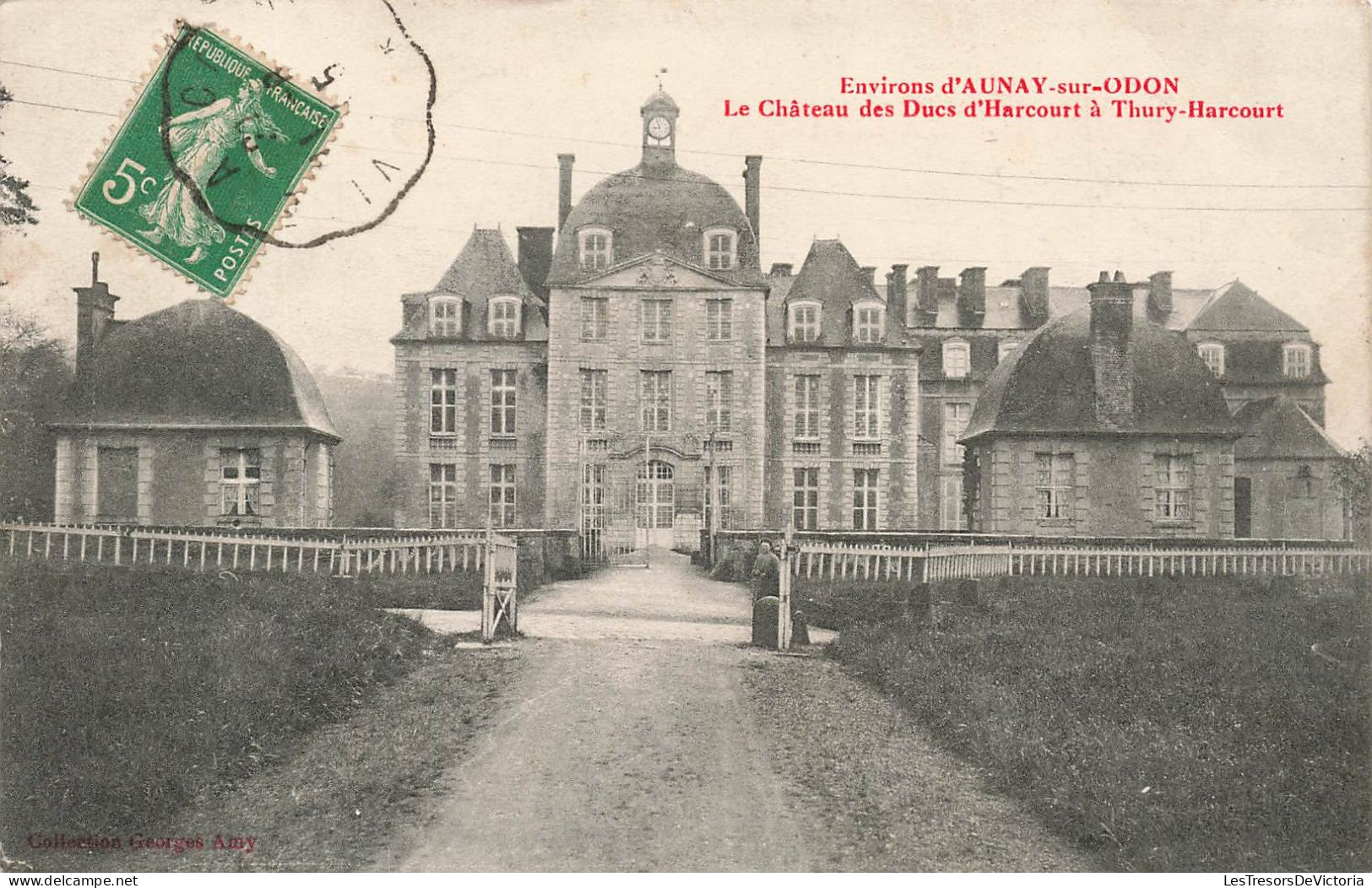 FRANCE - Le Château Des Ducs D'Harcourt à Thury-Harcourt - Environs D'Aunay Sur Odon - Carte Postale Ancienne - Thury Harcourt
