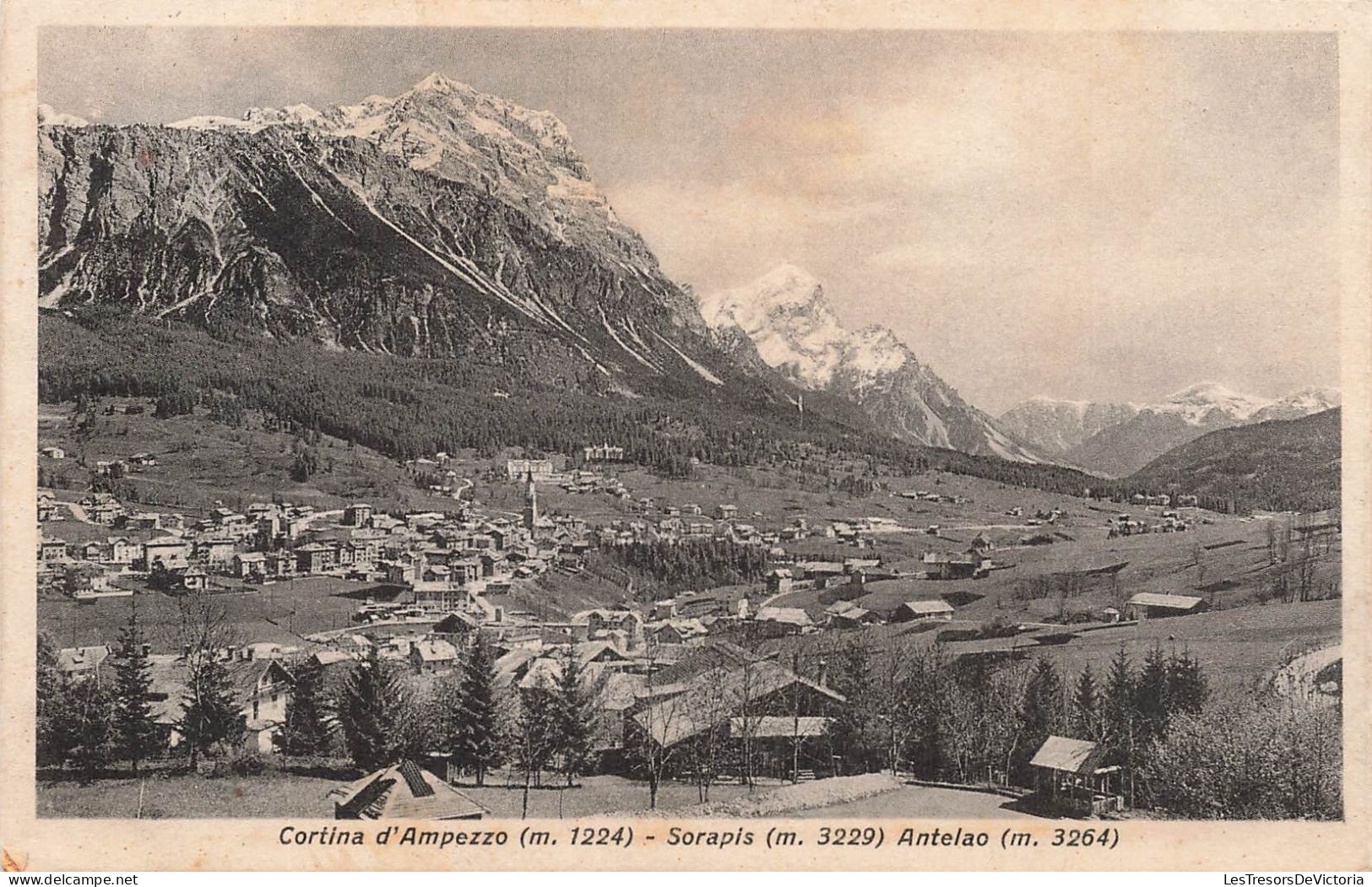 ITALIE - Cortina D'Ampezzo - Sorapis - Antelao - Carte Postale Ancienne - Belluno