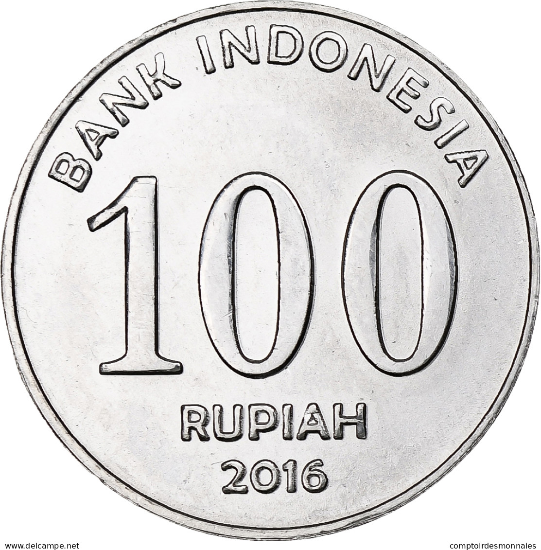 Indonésie, 100 Rupiah, 2016, Aluminium, SPL - Indonesia