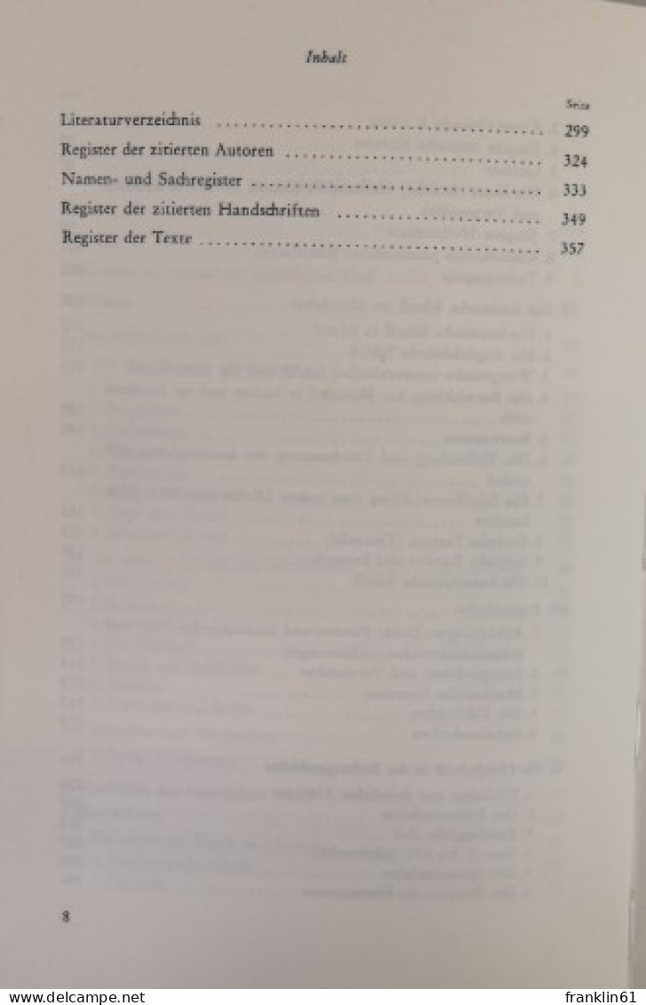 Paläographie Des Römischen Altertums Und Des Abendländischen Mittelalters. - Otros & Sin Clasificación