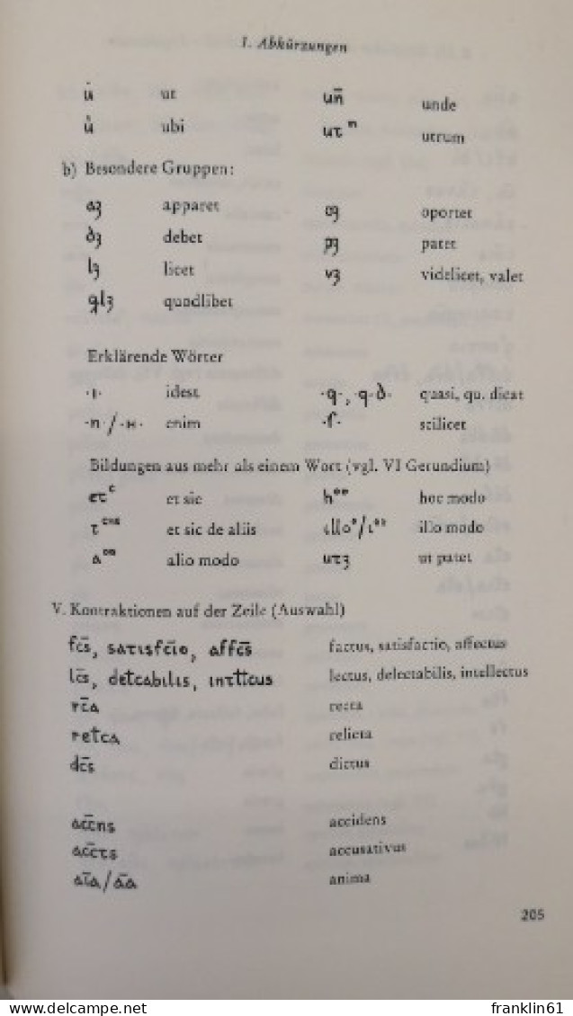 Paläographie des römischen Altertums und des abendländischen Mittelalters.