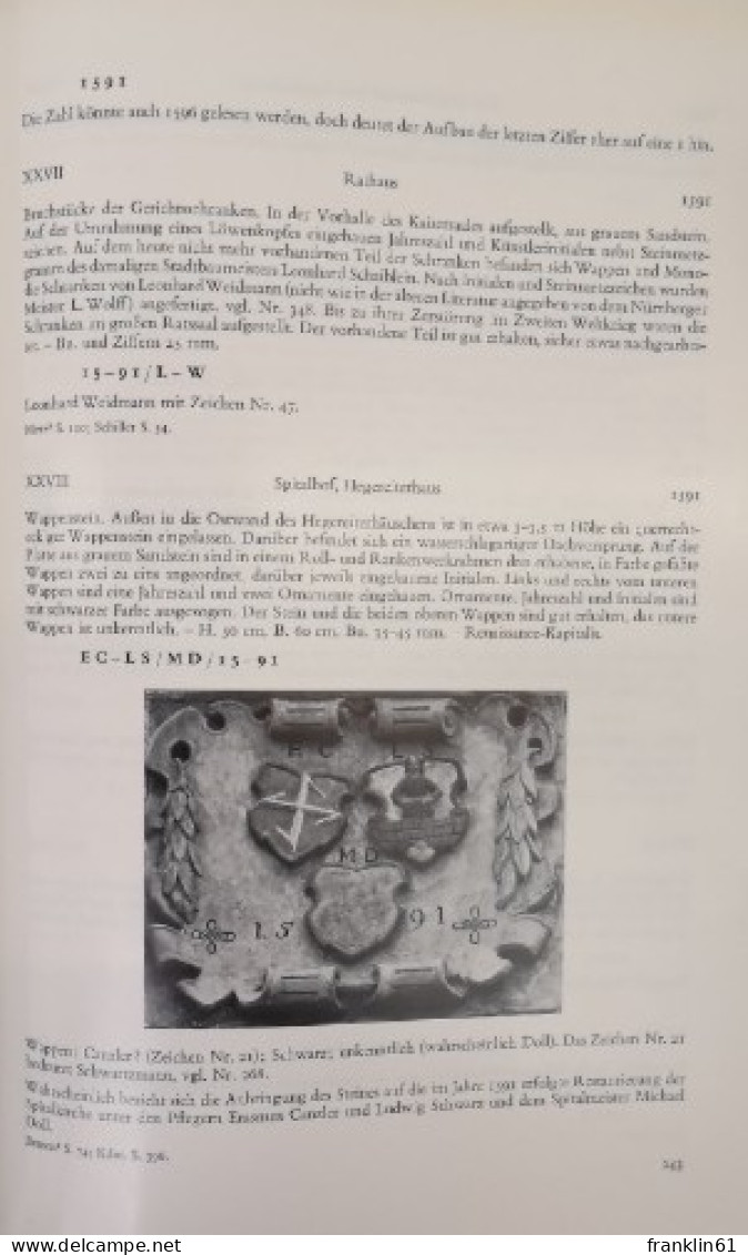 Die Inschriften der Stadt Rothenburg ob der Tauber.