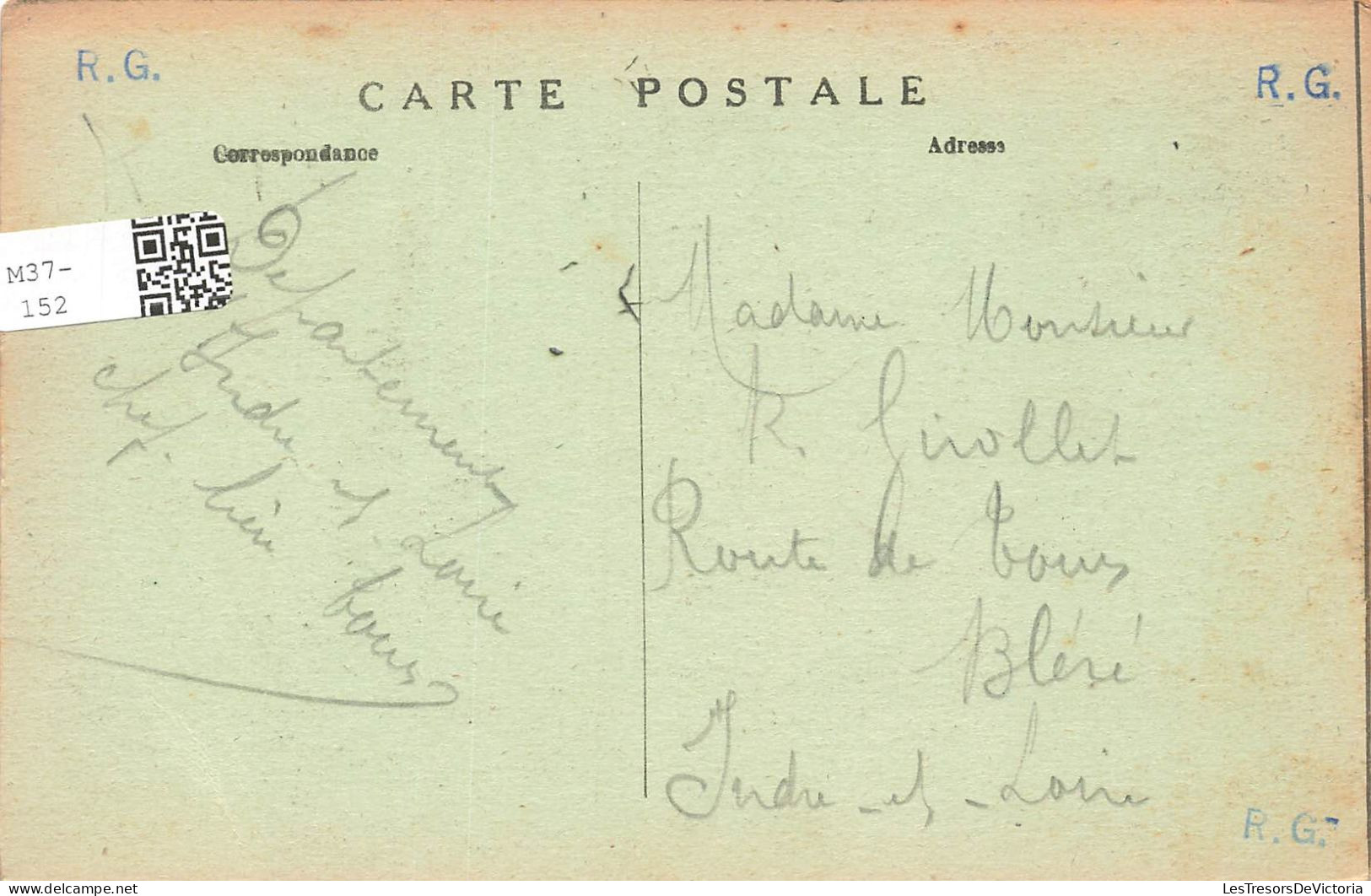 FRANCE - Loches - Le Château Et La Porte Des Cordeliers (Côté Nord-Est) - A.P  - Carte Postale Ancienne - Loches