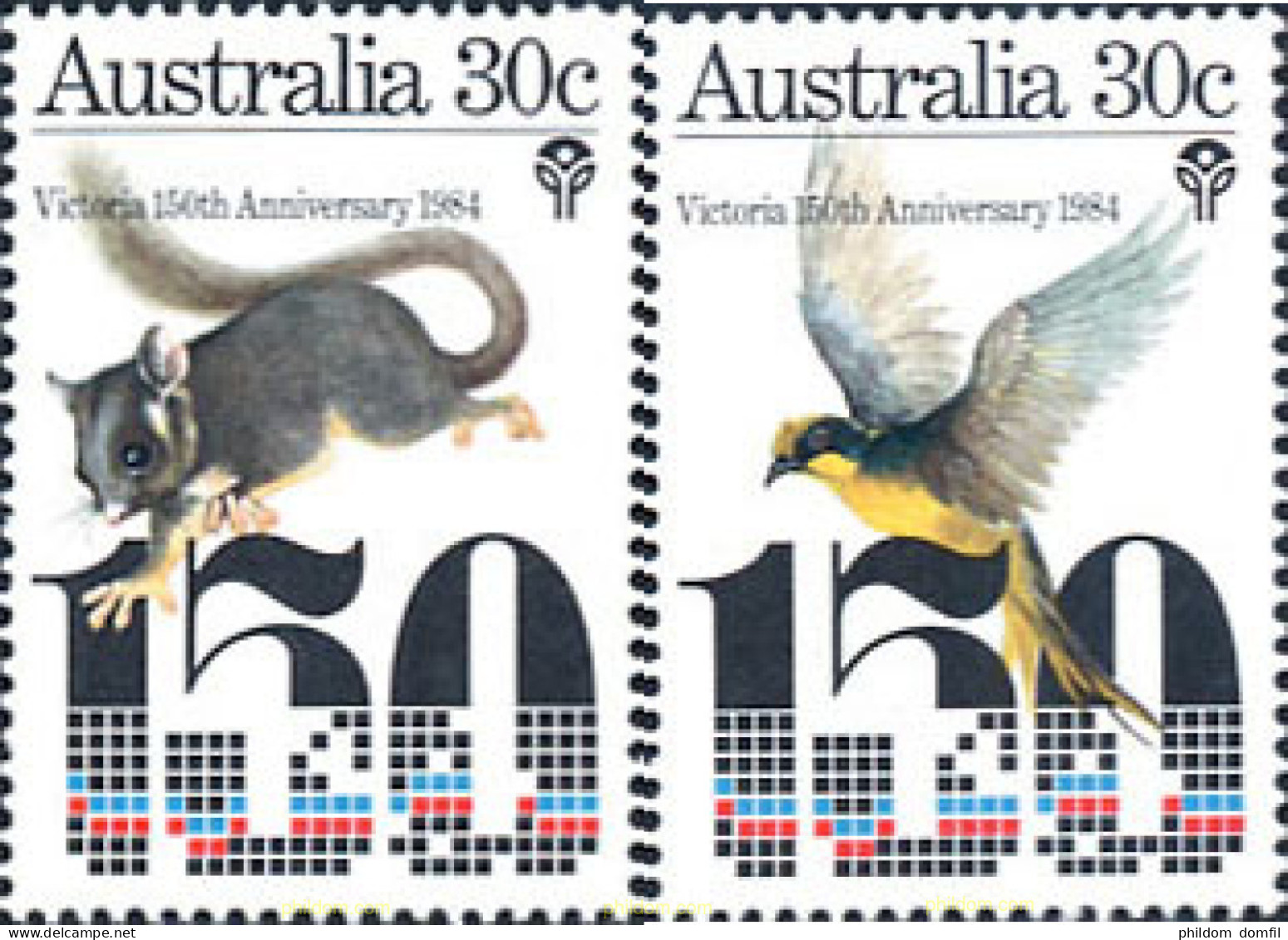 43005 MNH AUSTRALIA 1984 150 ANIVERSARIO DEL ESTADO DE VICTORIA - Mint Stamps