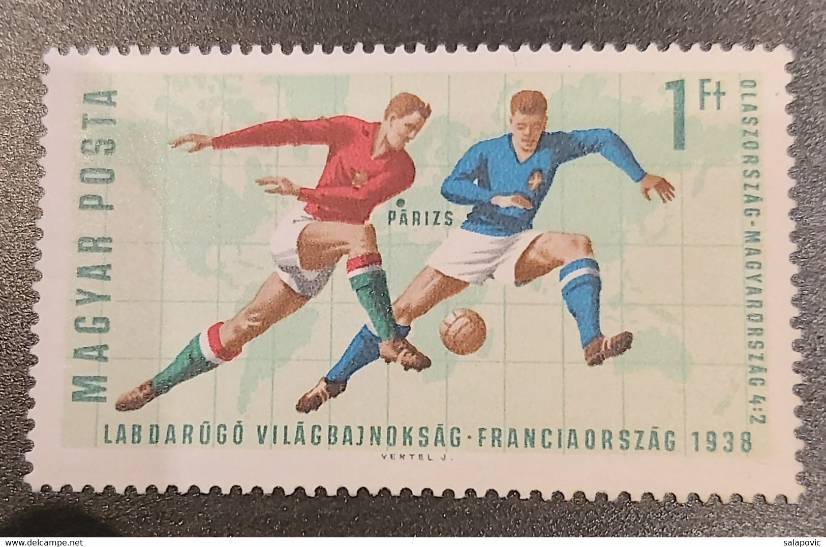 Magyar Posta Labdarúgó Világbajnokság Franciaorszag 1938 - Other & Unclassified