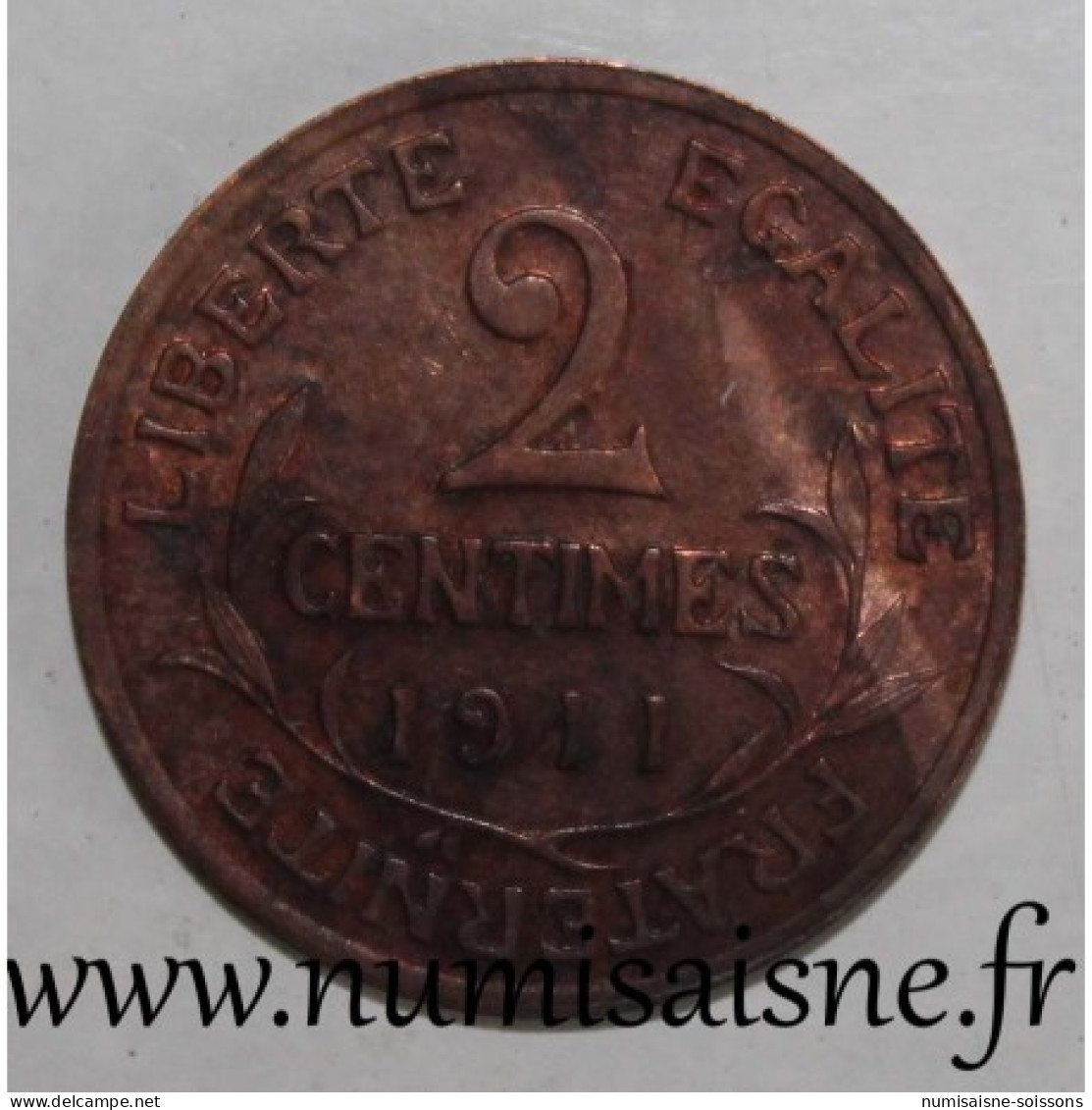 GADOURY 107 - 2 CENTIMES 1911 - TYPE DUPUIS - KM 841 - TTB - 2 Centimes