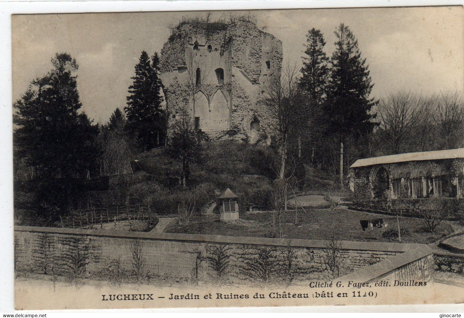 Lucheux Jardin Et Ruines Du Chateau - Lucheux