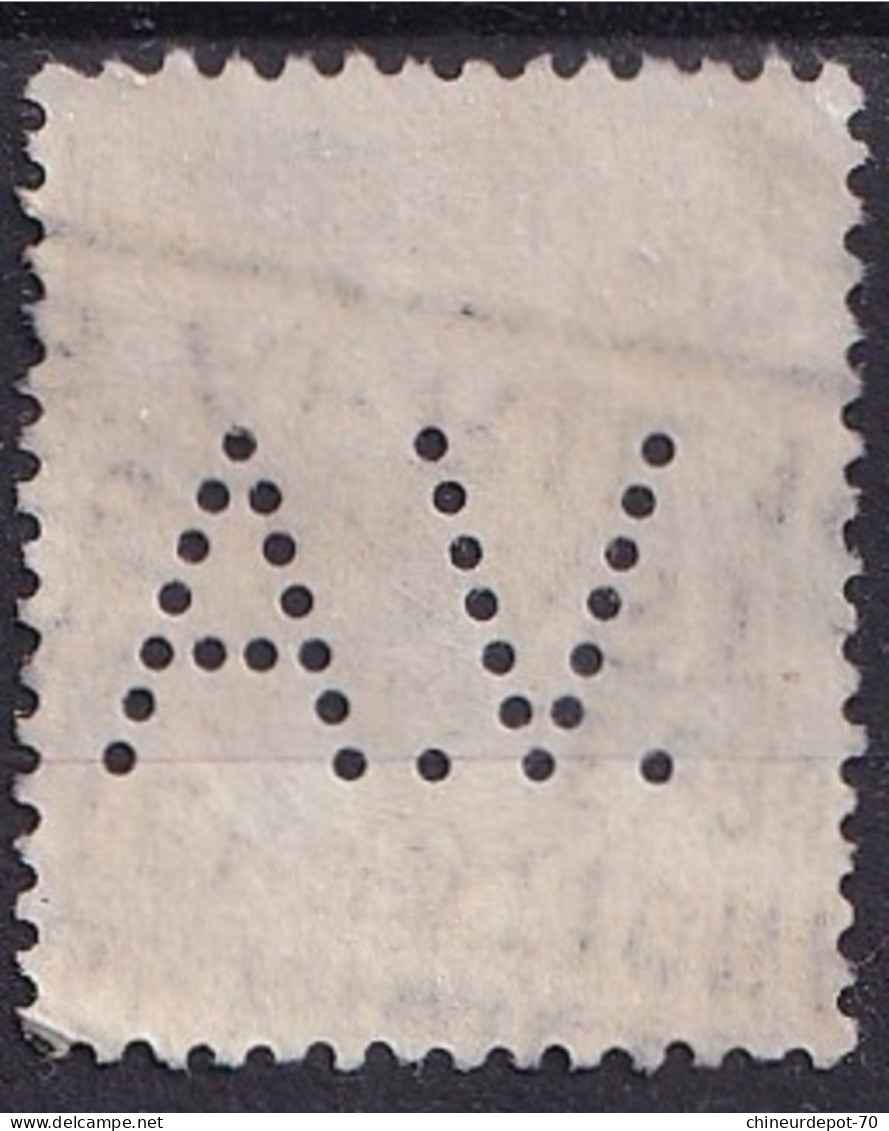 BELGIQUE ROI HOUYOUX PERFORATION Perforé A.V. - 1909-34