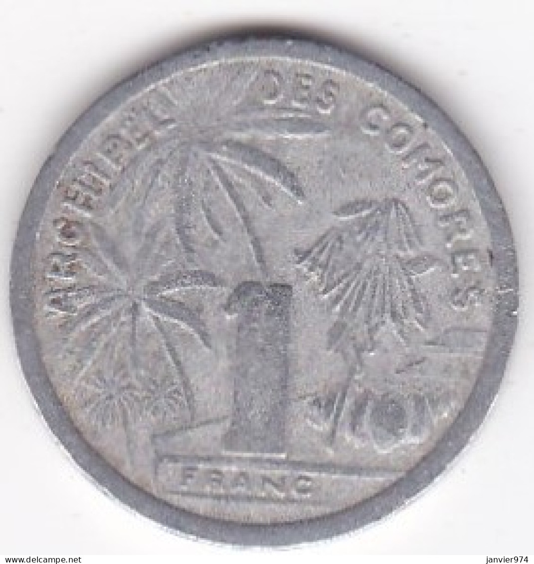 Archipel Des Comores , Republique Française 1 Franc 1964, En Aluminium , Lec# 33 - Comoros