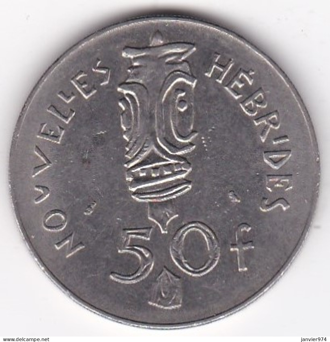 Nouvelles - Hébrides 50 Francs 1972 En Nickel, Lec# 52 - Neue Hebriden