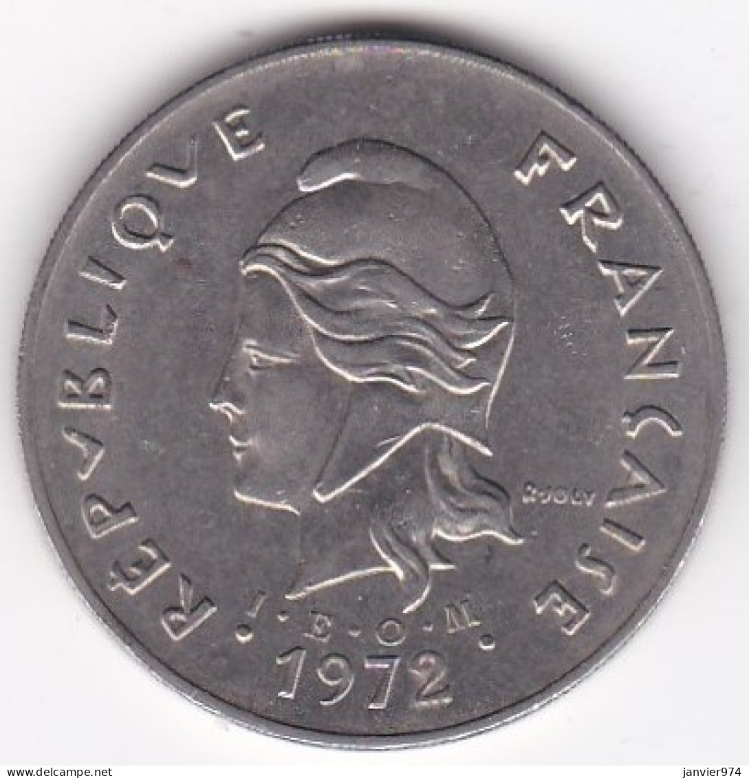 Nouvelles - Hébrides 50 Francs 1972 En Nickel, Lec# 52 - Nouvelles-Hébrides