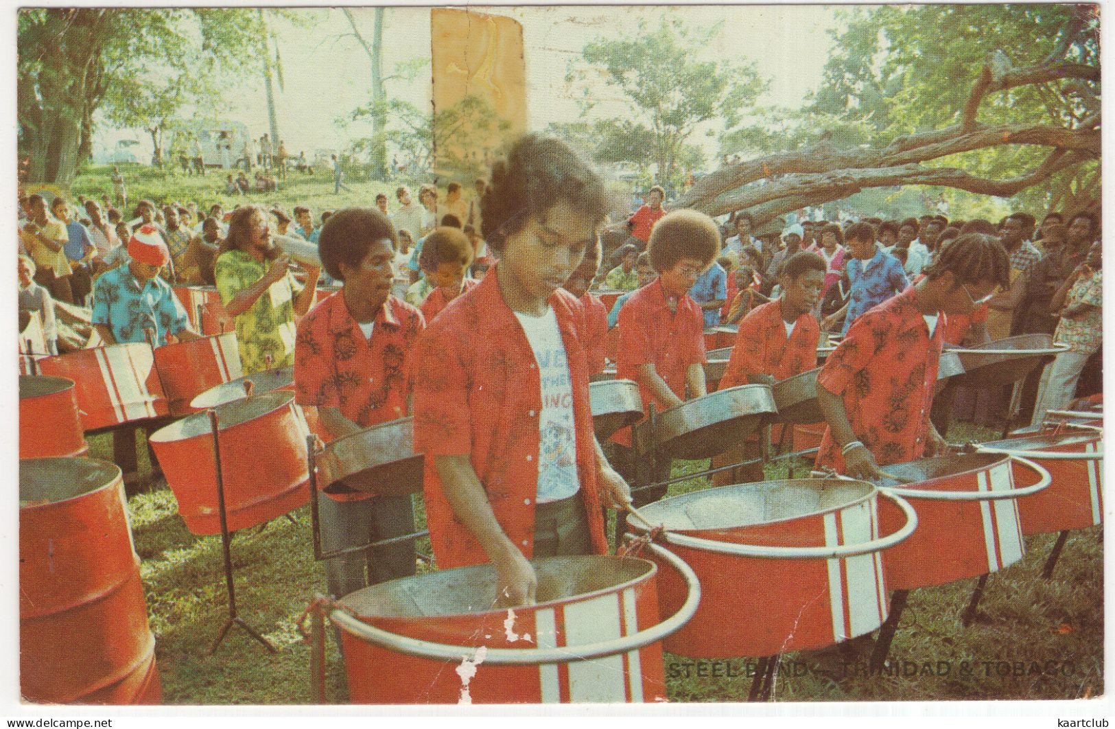 Steel Band - Trinidad & Tobaco - 'Pan In The Hollows'- Queens Park, Savannah North - (1972) - Trinidad