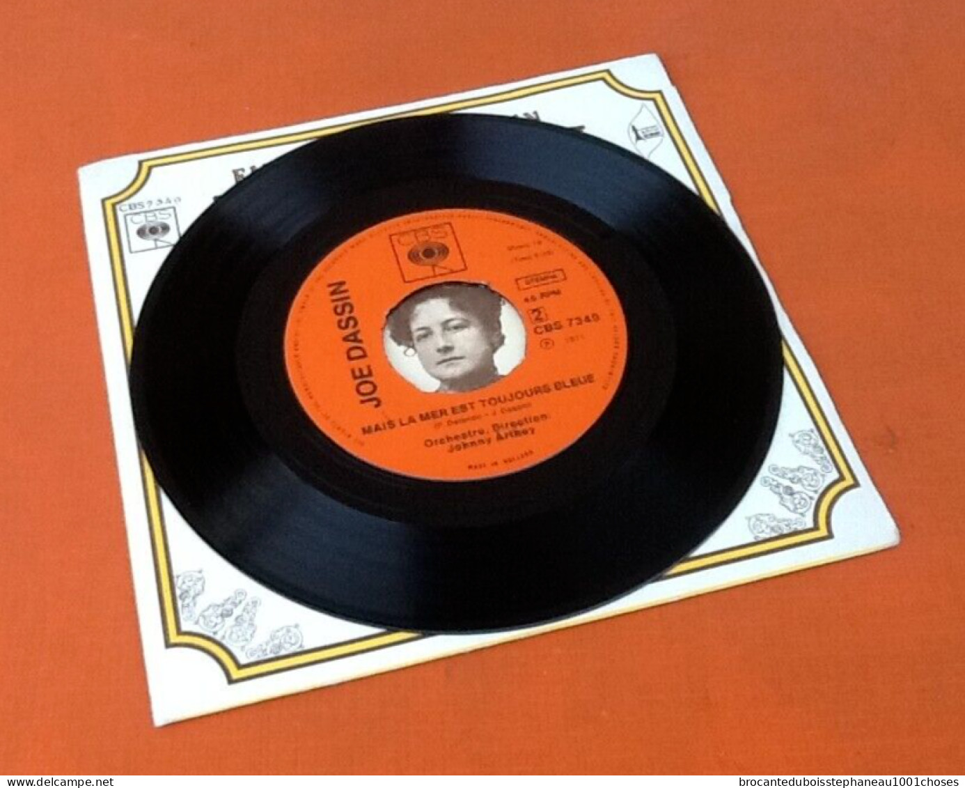 Vinyle 45 Tours Joe Dassin  Fais La Bise à Ta Maman  (1971)  CBS 7349 - Disco & Pop