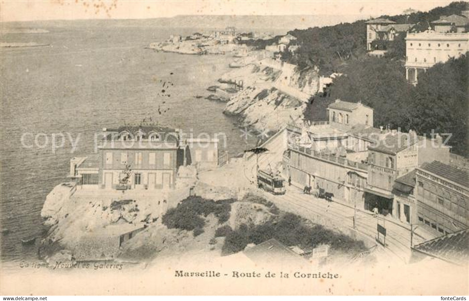 73591657 Strassenbahn Marseille Route De La Corniche   - Tramways