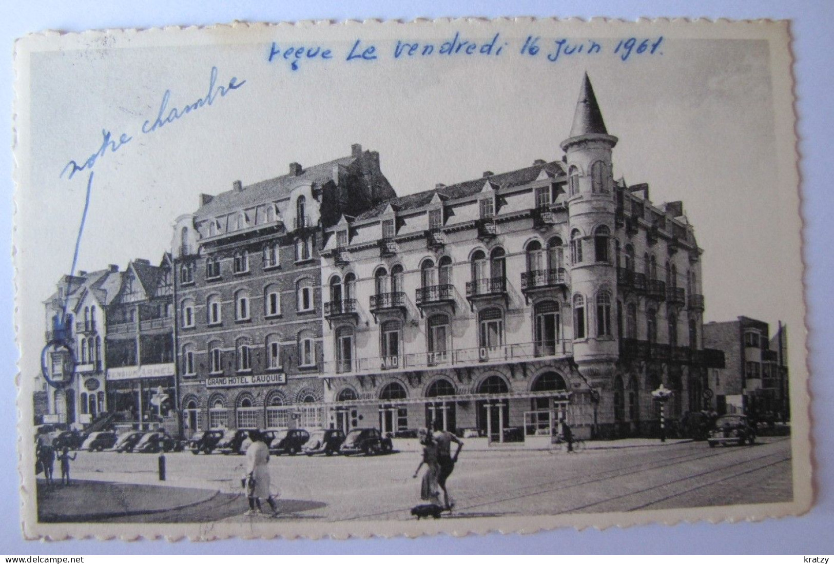 BELGIQUE - FLANDRE OCCIDENTALE - OOSTDUINKERKE - Grand Hôtel Gauquié - 1961 - Oostduinkerke