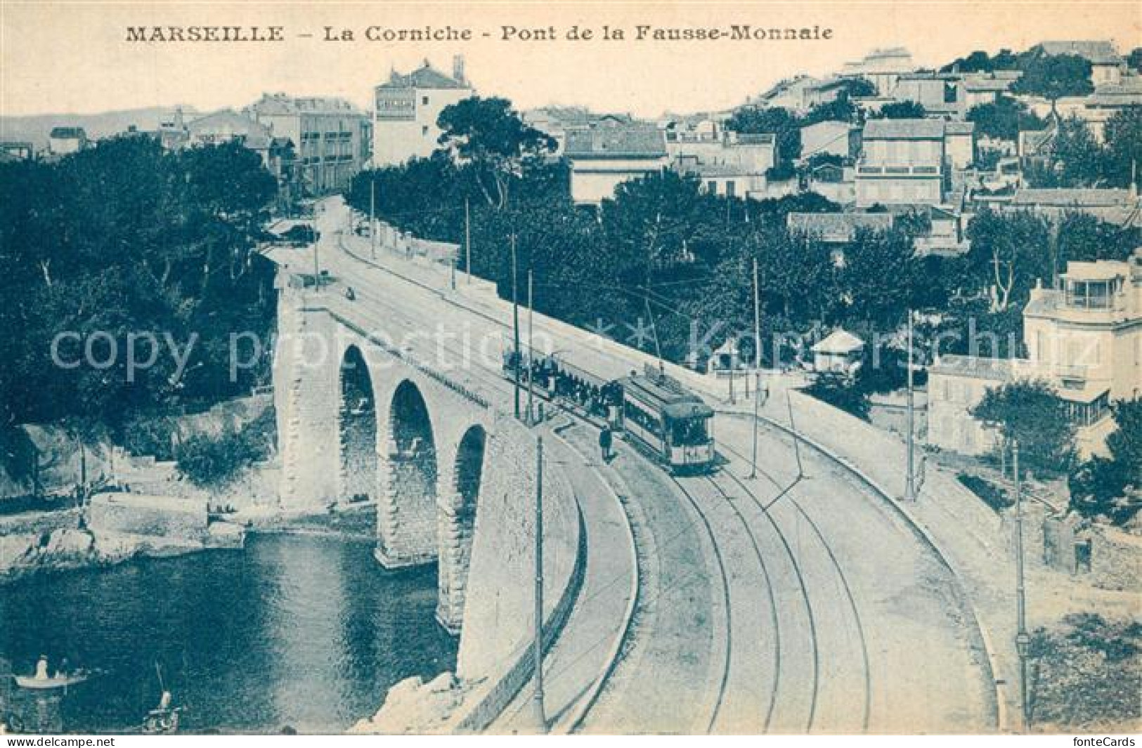 73591649 Strassenbahn Marseille Corniche Pont De La Fausse-Monnaie  - Tramways