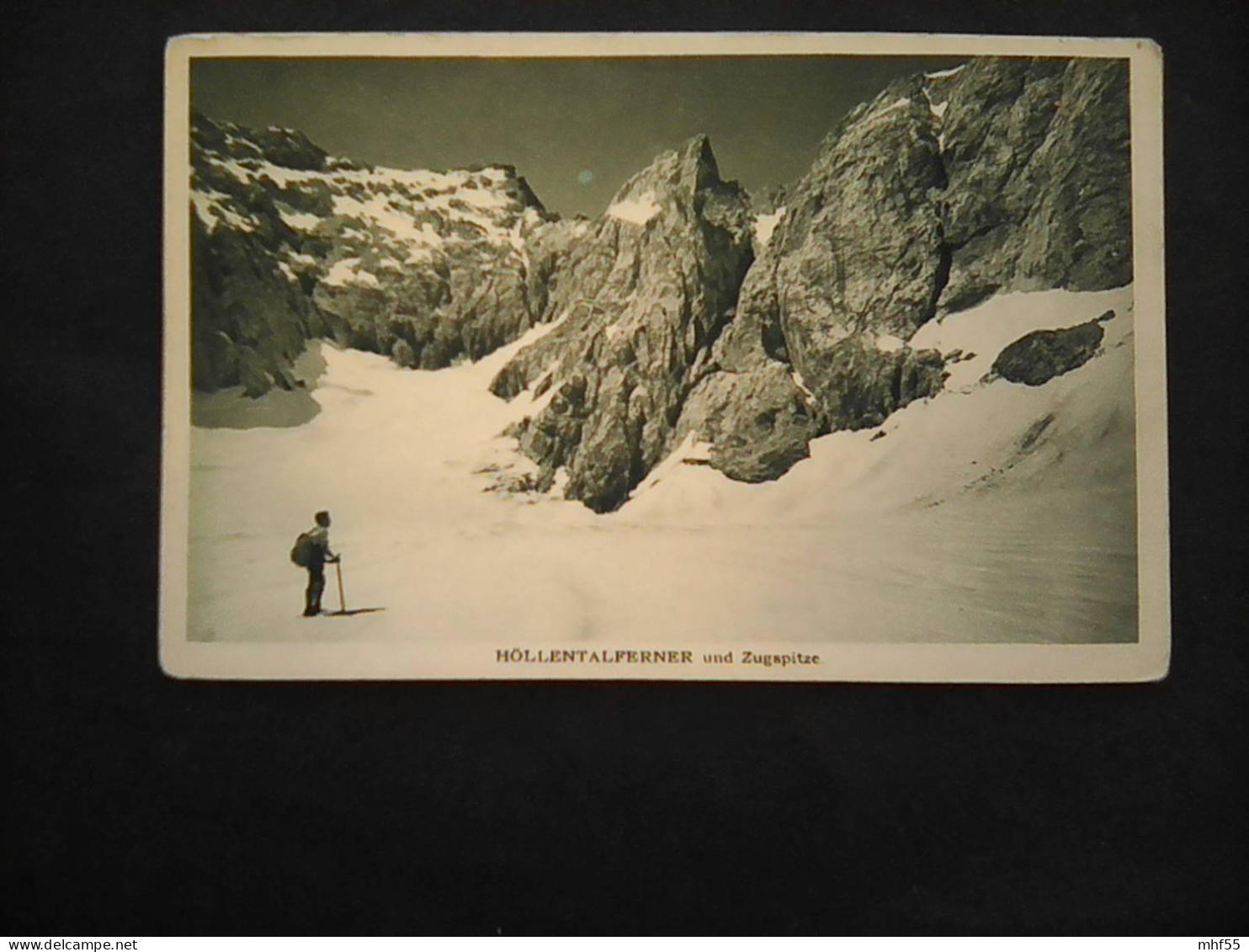 NAK D6 Zugspitze. Höllentalferner. Bergsteiger. - Zugspitze