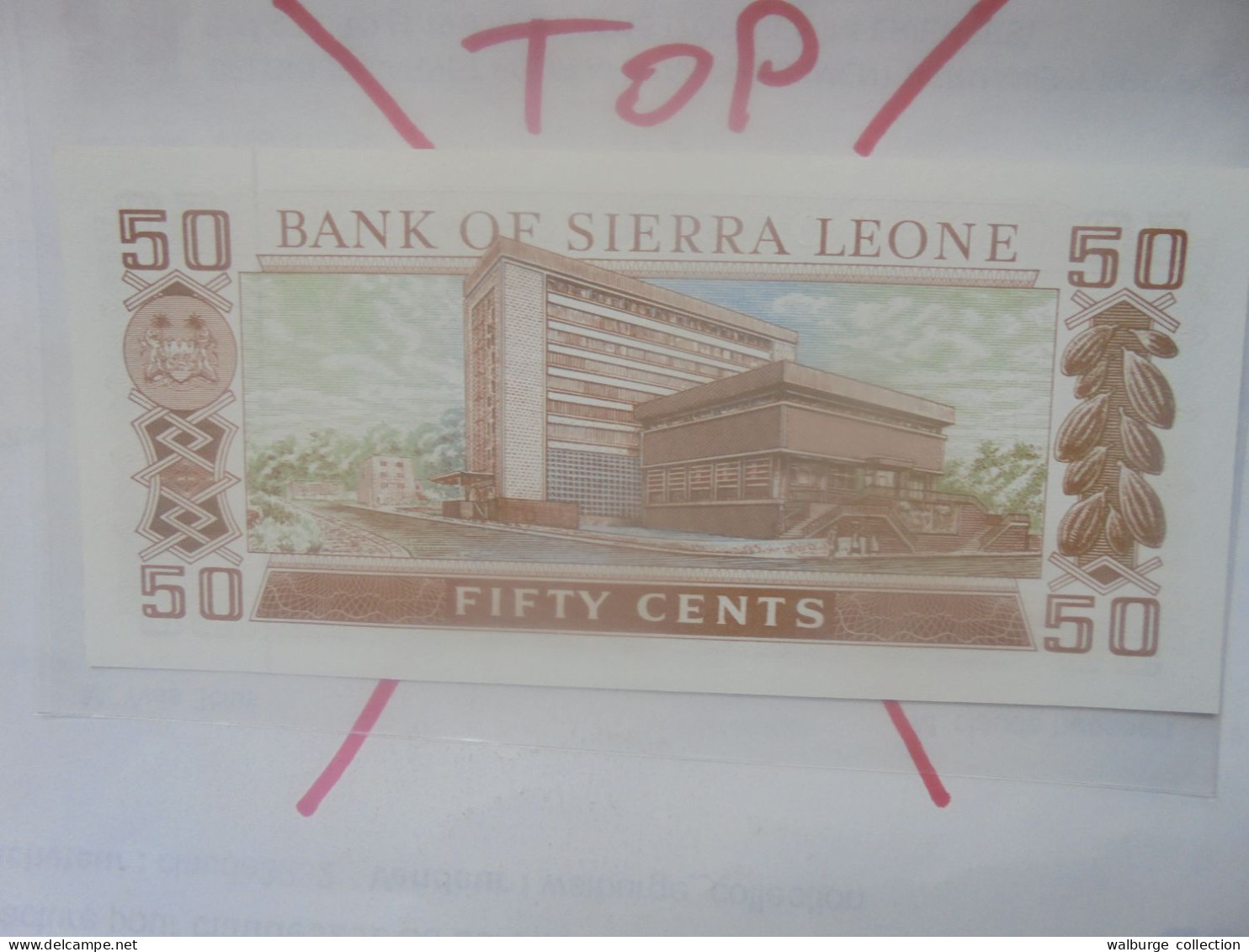 SIERRA LEONE 50 Cents 1980 Neuf (B.32) - Sierra Leona