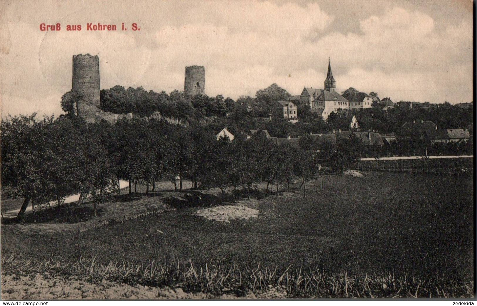 G9929 - Kohren Sahlis - Richard Hauenstein Altenburg - Bahnpost Bahnpoststempel - Kohren-Sahlis