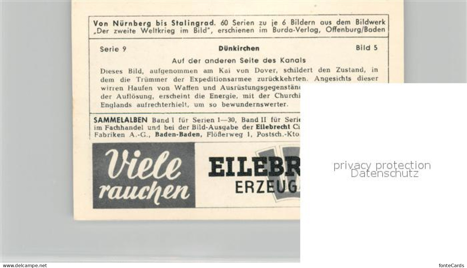 73579195 Militaria Deutschland WK2 Von N?rnberg Bis Stalingrad D?nkirchen Eilebr - Guerre 1939-45