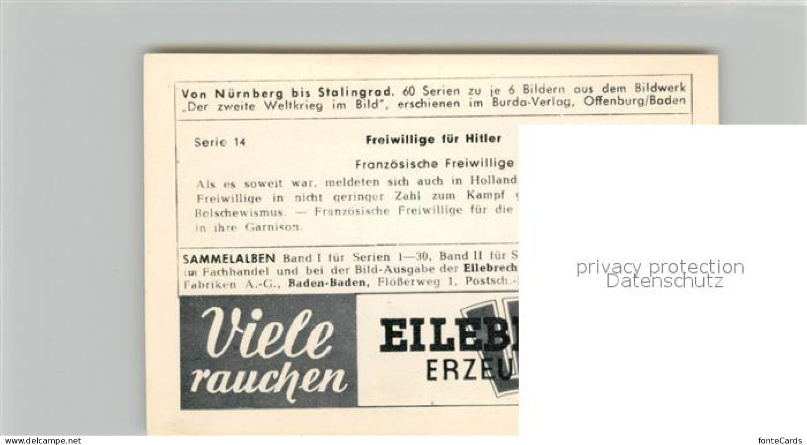 73579173 Militaria Deutschland WK2 Von N?rnberg Bis Stalingrad Franz?sische Frei - Guerre 1939-45